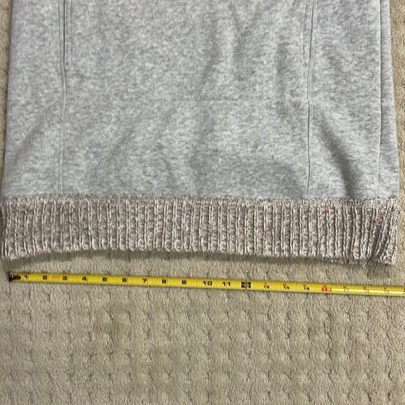 Anthropologie Daily Practice Sweatshirt Dress XSmall Gray Knit Sleeve Cowl Neck - Picture 8 of 8